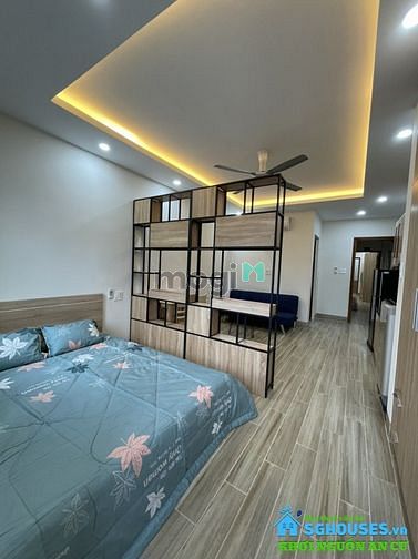 Hình ảnh 🔴Studio Ban Công Lớn, Có Vách Ngăn Full Nôi Thất gần Ngã Tư Bảy Hiền