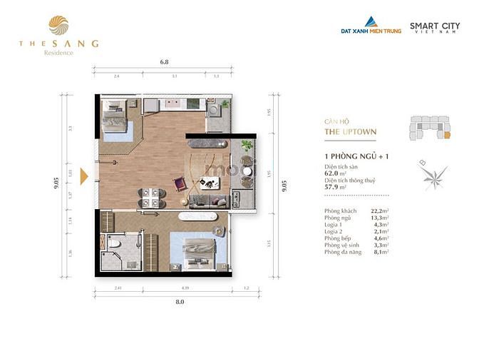 Hình ảnh Mb6623 nạp rút nhanh chóng đẳng cấp nhất ĐN The Sang Residence105.5m²