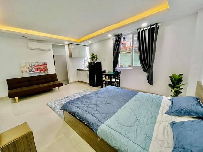 Hình ảnh Căn Hộ Full Nội thất, Mới 100%, Hình thật, Ngay Trung Tâm Tân Bình