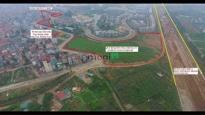Hình ảnh Cắt lỗ RẺ NHẤT!CHỈ 7.x tỷ= ĐẤT AN THỌ Gần cc Golden, Victory, An Khánh