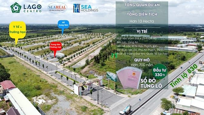 Hình ảnh Bán đất nền ở Bến Lức, Long An đã có sổ đỏ