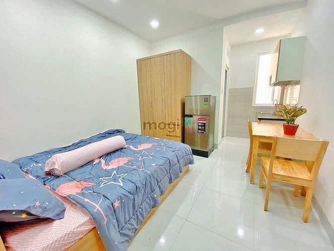 Hình ảnh Studio Mới Xây Cho Thuê Full Nội Thất- cửa sổ thoáng Gần CV Lê Văn Tám