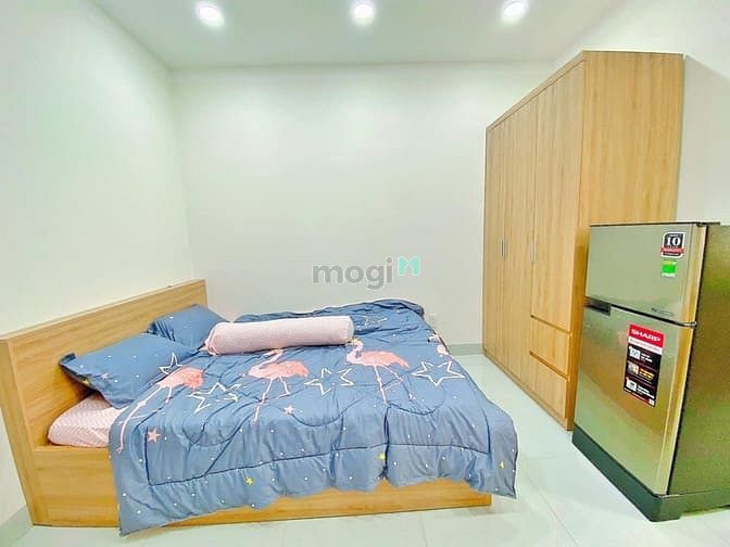 Hình ảnh Studio Mới Xây Cho Thuê Full Nội Thất- cửa sổ thoáng Gần CV Lê Văn Tám