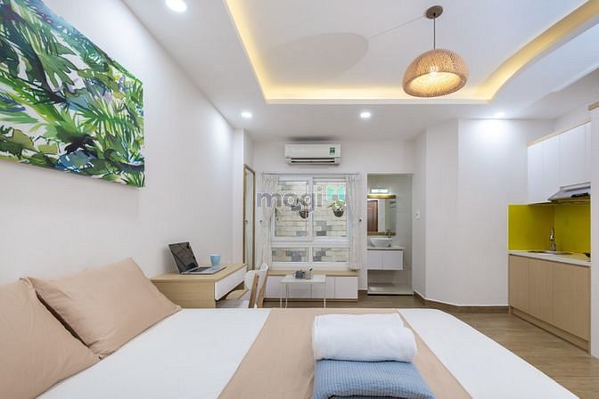 Hình ảnh Căn Hộ Phạm Ngọc Thạch, Ban Công Thoáng, Nội thất Đầy Đủ ở được Liền