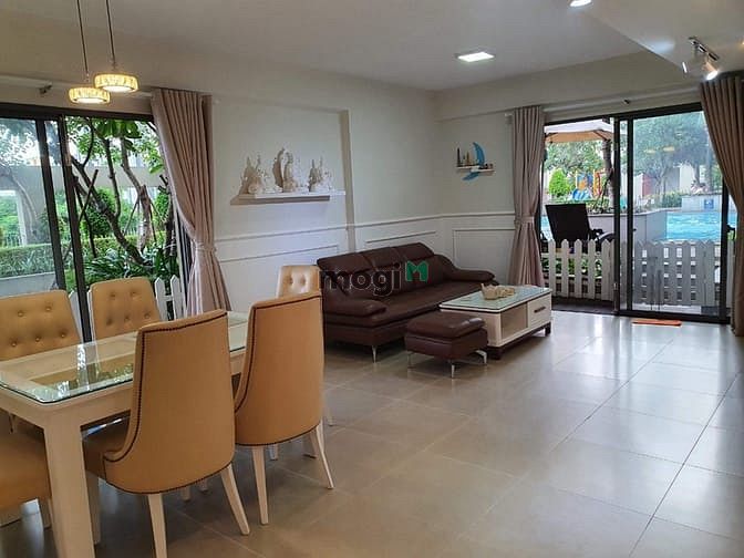 Hình ảnh Cho Thuê Căn Duplex Masteri Thảo Điền 160m² 3PN View Hồ Bơi