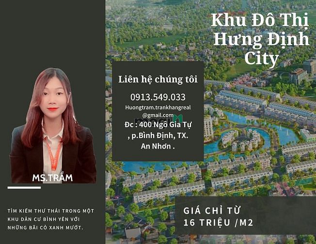 Hình ảnh Đất nền sổ đỏ ngay trung tâm An Nhơn tỉnh Bình Định