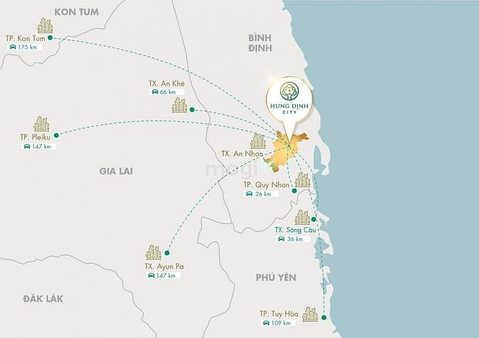 Hình ảnh Đất nền sổ đỏ ngay trung tâm An Nhơn tỉnh Bình Định