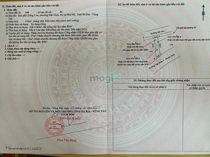 Hình ảnh Bán đất 2 mặt tiền đường tập đoàn 7 full thổ cư