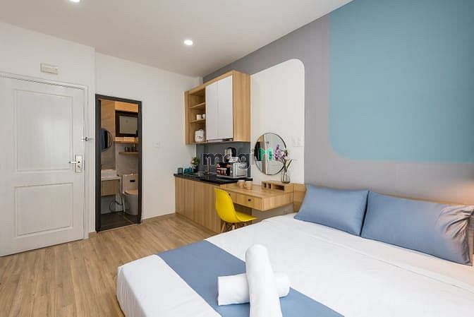 Hình ảnh 💦Studio Ban Công Lớn Mới 100%, Full Nội Thất - Lý Thái Tổ Q3