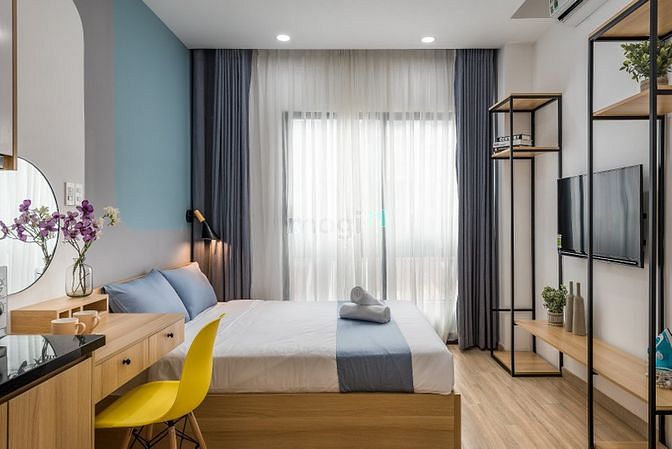 Hình ảnh 💦Studio Ban Công Lớn Mới 100%, Full Nội Thất - Lý Thái Tổ Q3