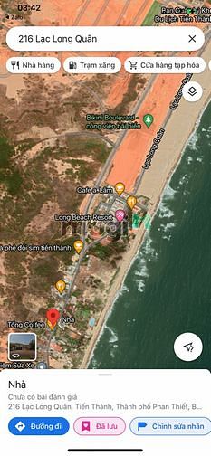 Hình ảnh MT đường Lạc Long Quân, xã Tiến Thành. Cách novaworld Phan Thiết 500m