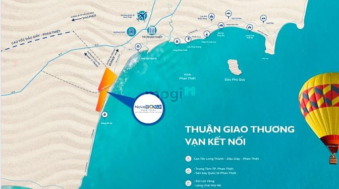 Hình ảnh MT đường Lạc Long Quân, xã Tiến Thành. Cách novaworld Phan Thiết 500m