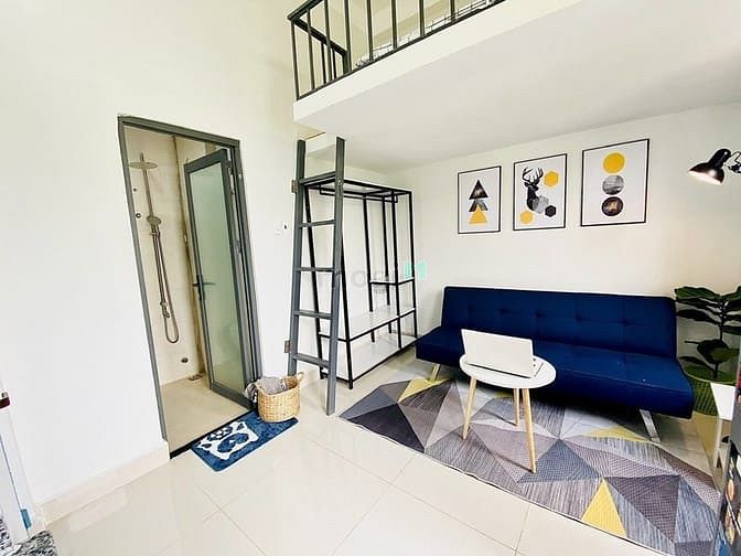 Hình ảnh Duplex có gác, ban công full nội thất 3 - 4 người