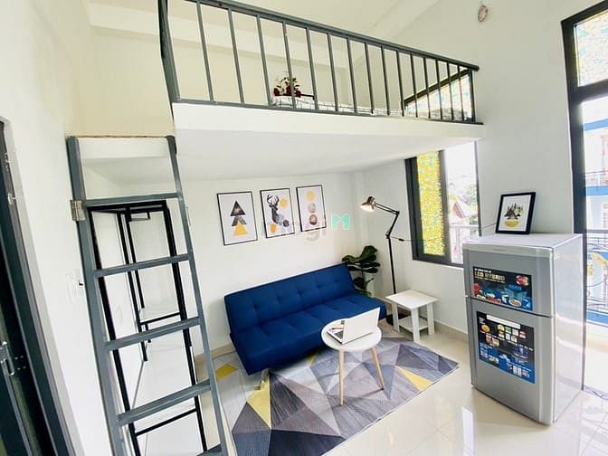 Hình ảnh Duplex có gác, ban công full nội thất 3 - 4 người