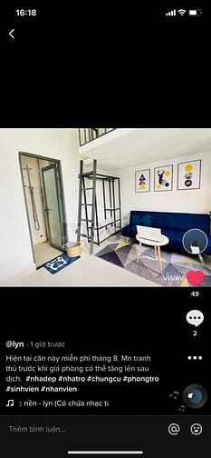 Hình ảnh Duplex có gác, ban công full nội thất 3 - 4 người