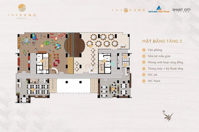 Hình ảnh Chung cư The Sang Residence 105.6m² 3PN