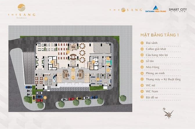 Hình ảnh Chung cư The Sang Residence 105.6m² 3PN