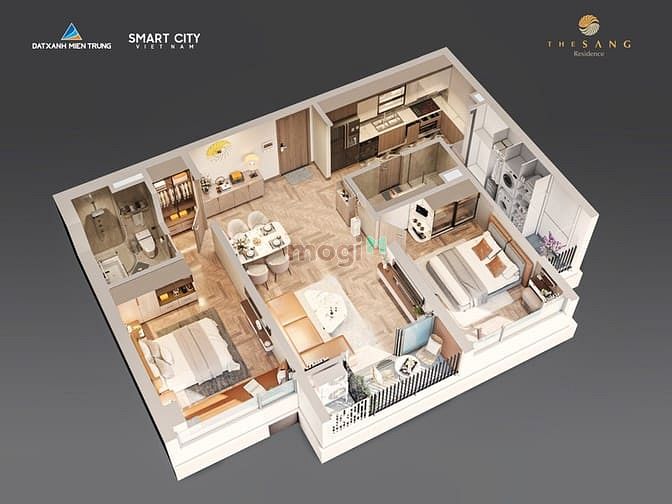 Hình ảnh Chung cư The Sang Residence 105.6m² 3PN