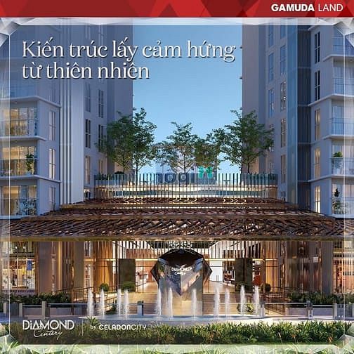 Hình ảnh 2PN view biển nhân tạo Diamond Centery, chỗ đậu xe định danh riêng