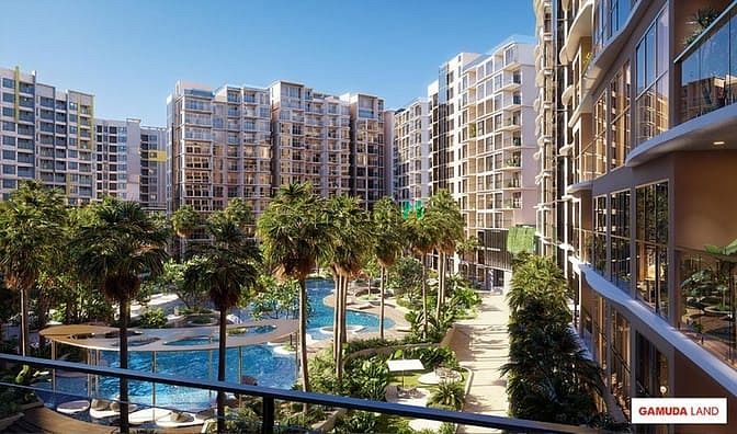 Hình ảnh 2PN view biển nhân tạo Diamond Centery, chỗ đậu xe định danh riêng