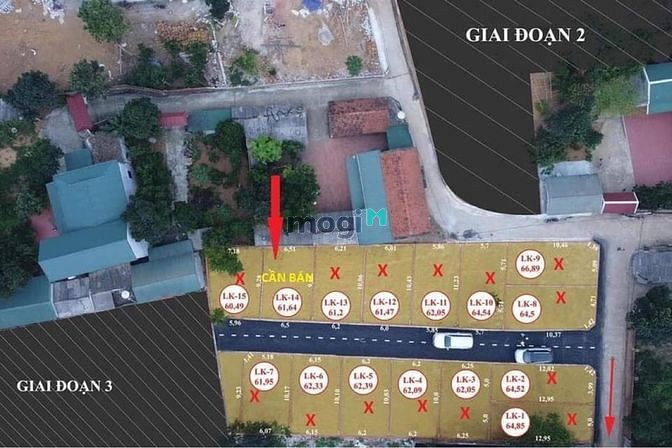 Hình ảnh CẦN BÀN GẤP 61,7m2 thổ cư tại Bình Yên, Thạch Thất giá 690tr.