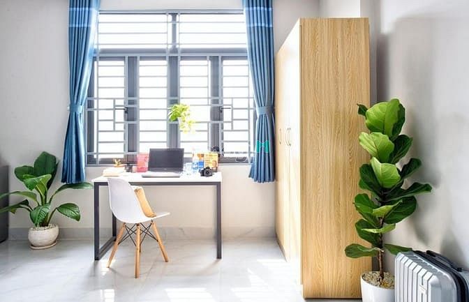Hình ảnh 🍀Mb6623 nạp rút nhanh chóng ĐẸP ban công full nội thất Nguyễn Trãi Q1