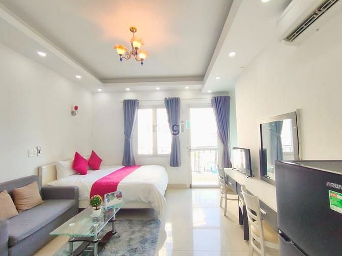 Hình ảnh 🏬 🏬Mb6623 nạp rút nhanh chóng Studio Ban Công Lộng Gió - Full Nội thật gần Chùa Pháp Hoa