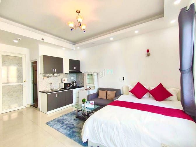 Hình ảnh 🏬 🏬Mb6623 nạp rút nhanh chóng Studio Ban Công Lộng Gió - Full Nội thật gần Chùa Pháp Hoa