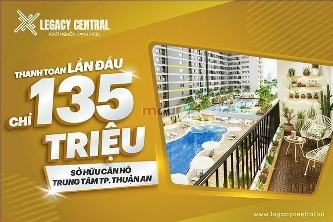 Hình ảnh Mb6623 nạp rút nhanh chóng cao cấp Legacy Central Thuận An, chỉ cần TT đợt 1 135 triệu