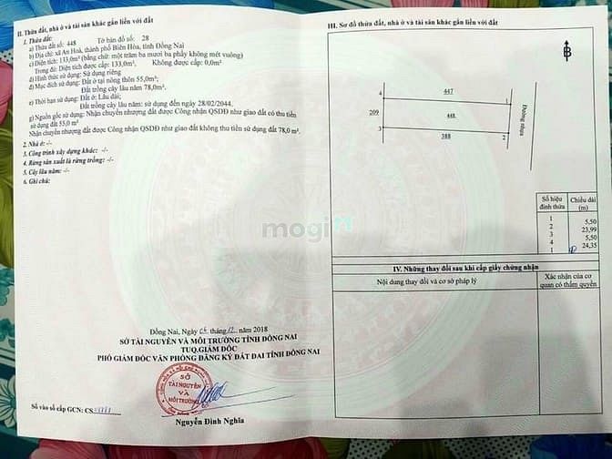 Hình ảnh Thanh lý Gấp Đất Nền Phường An Hoà, TP Biên Hoà, cổng 11, Sổ sẵn