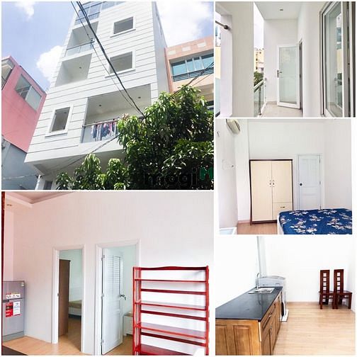 Hình ảnh Căn Hộ 2PN 1PK 1WC ban công full nội thất Thành Thái Q10