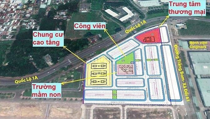 Hình ảnh Nhà Phố Mặt Tiền Khu Đô Thị Bàu Xéo Trảng Bom