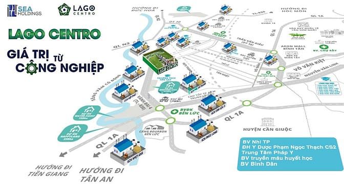 Hình ảnh Bán đất thổ cư sổ hồng thị trấn bến lức 70m⅔ 1,1 tỷ