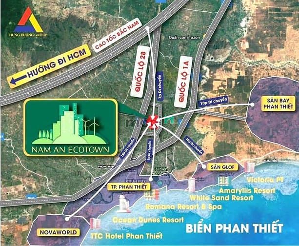 Hình ảnh BÁN MT NGANG 24M, 1250M, 2.2 TỶ, Tân Nghĩa, Hàm Tân, Bình Thuận