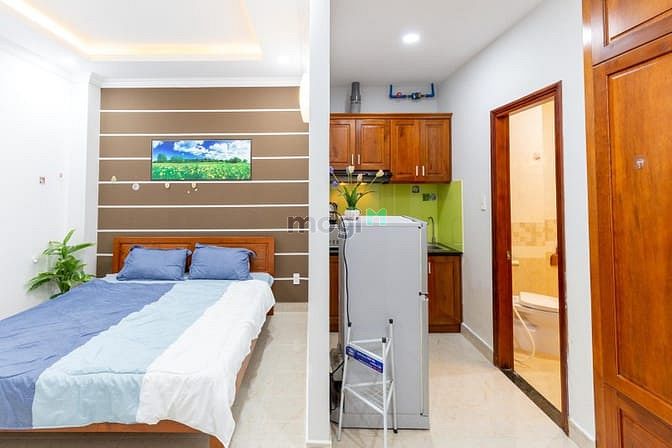 Hình ảnh LÝ THƯỜNG KIỆT, Căn Hộ Studio Nội Thất Gỗ Cao Cấp, Giá Ưu Đãi