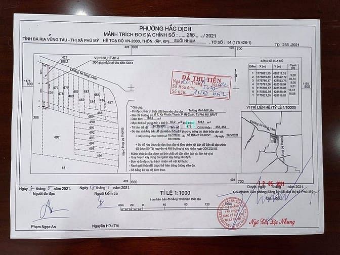 Hình ảnh Bán gấp siêu phẩm thổ cư sổ sẵn tại Khu Phố Suối Nhum - Phú Mỹ