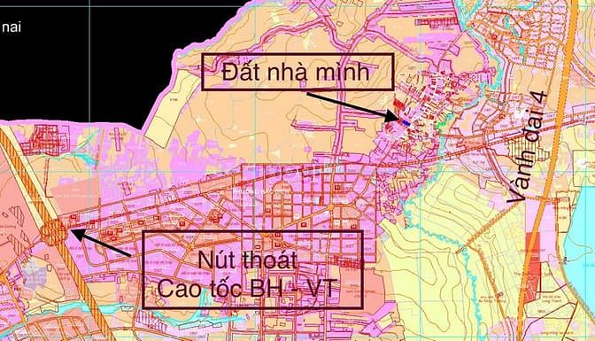 Hình ảnh Bán đất Phú Mỹ ngay Công nghệ cao Hắc Dịch 10x100 thổ 60 chỉ 4,4tr/m2