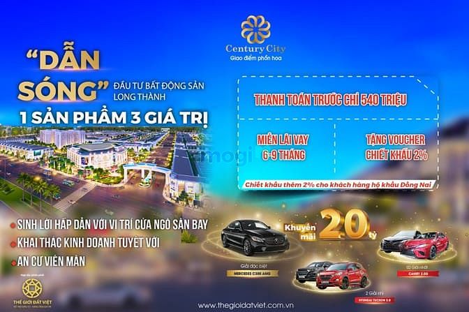 Hình ảnh 𝐂𝐄𝐍𝐓𝐔𝐑𝐘 𝐂𝐈𝐓𝐘 -Bứt phá giá trị cùng hạ tầng tỷ đô.