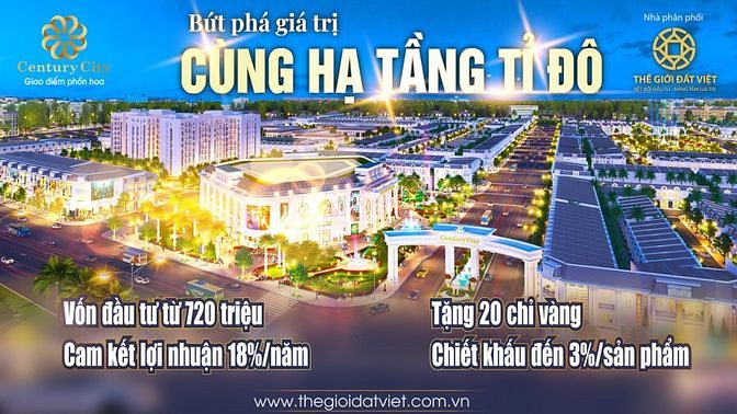 Hình ảnh 𝐂𝐄𝐍𝐓𝐔𝐑𝐘 𝐂𝐈𝐓𝐘 -Bứt phá giá trị cùng hạ tầng tỷ đô.