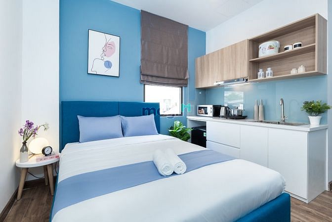 Hình ảnh Studio hiện đại full nt ở THẠCH THỊ THANH gần CV Lê Văn Tám