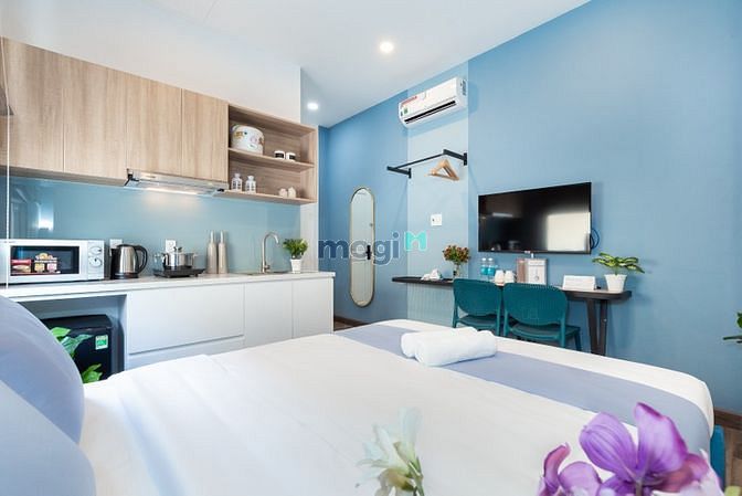 Hình ảnh Studio hiện đại full nt ở THẠCH THỊ THANH gần CV Lê Văn Tám