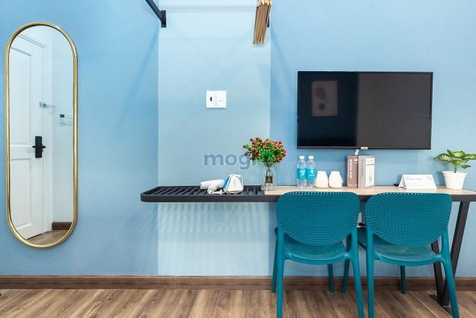 Hình ảnh Studio hiện đại full nt ở THẠCH THỊ THANH gần CV Lê Văn Tám