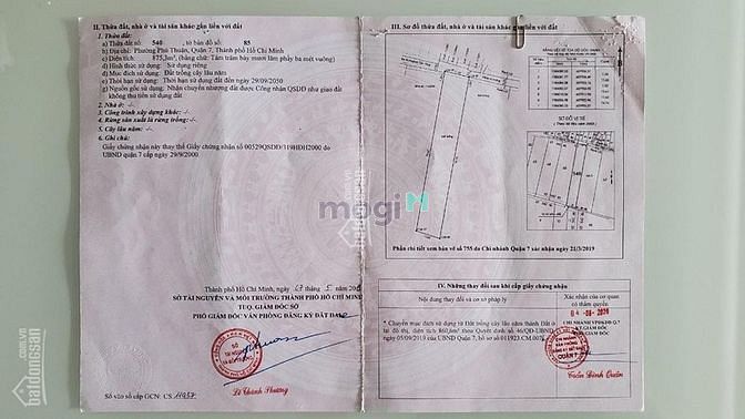 Hình ảnh Cần bán gấp đất mặt tiền hẻm 1135 Huỳnh Tấn Phát DT 870m2