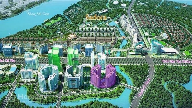 Hình ảnh Cho Thuê Căn Hộ Cao Cấp Sadora 3Pn, Sala, Q2