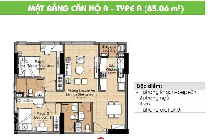 Hình ảnh Cần bán gấp Trang Chủ MB66.COM / Đăng Ký Tặng 66K CC Era Town Đức Khải, Q7, 85m2