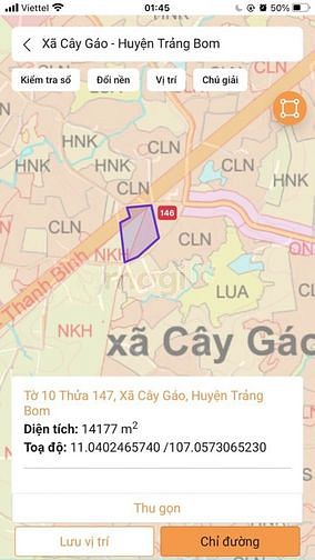 Hình ảnh Đất Đường Trảng Bom- Thanh Bình 14.177m²
