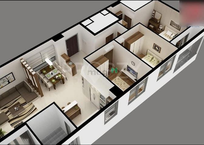 Hình ảnh Cho thuê Trang Chủ MB66.COM / Đăng Ký Tặng 66K cao cấp 3PN Chung cư Green Valley - Đầy đủ nội thất