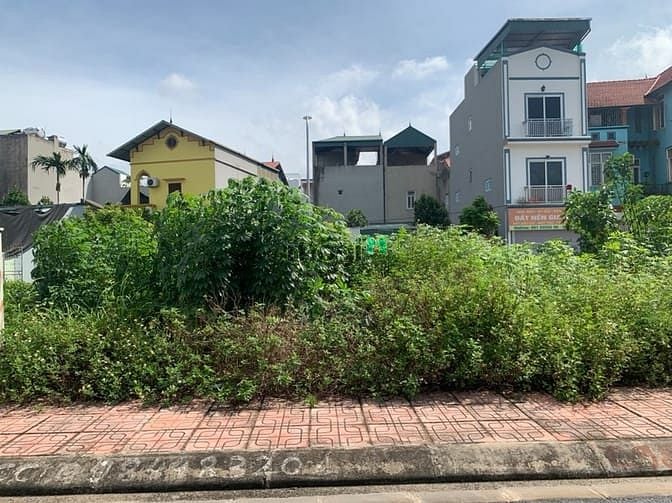 Hình ảnh Bán gấp lô GIÁP GÓC đất đấu giá Cự Khối dãy TT4, rẻ vô địch