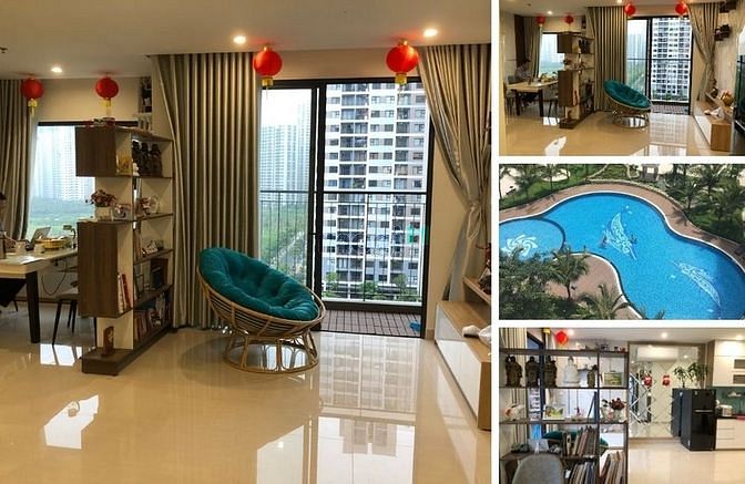 Hình ảnh Cho Thuê Căn 2PN+ 2WC Full Nội Thất Sang Trọng Cao Cấp View Bể Bơi Th