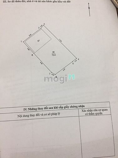 Hình ảnh Bán đất 157 Pháo Đài Láng, 74m2, mt 6.4m, 5.8 tỷ